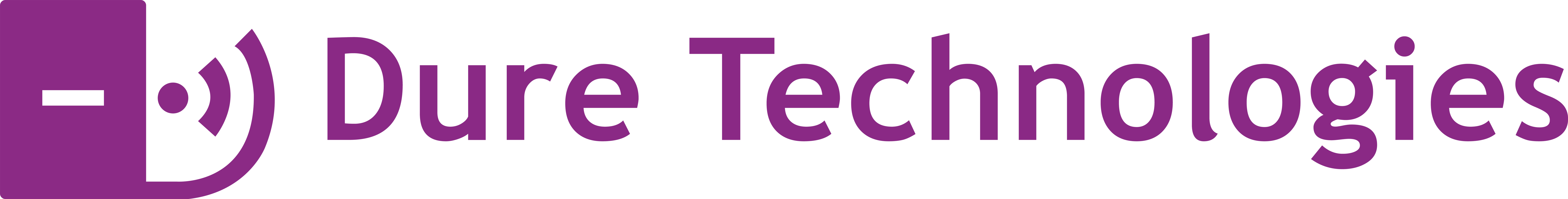 dure logo purple transparent